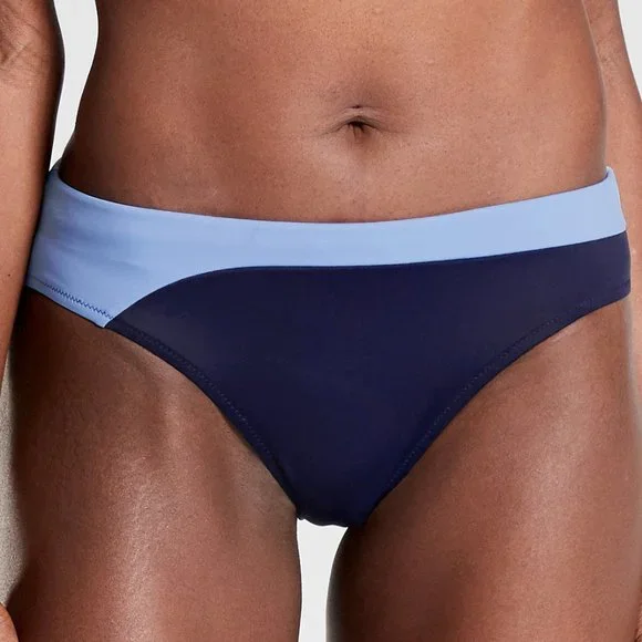 Athleta Freestyle Colorblock Medium Bikini Bottom size M Blue - Picture 3 of 3